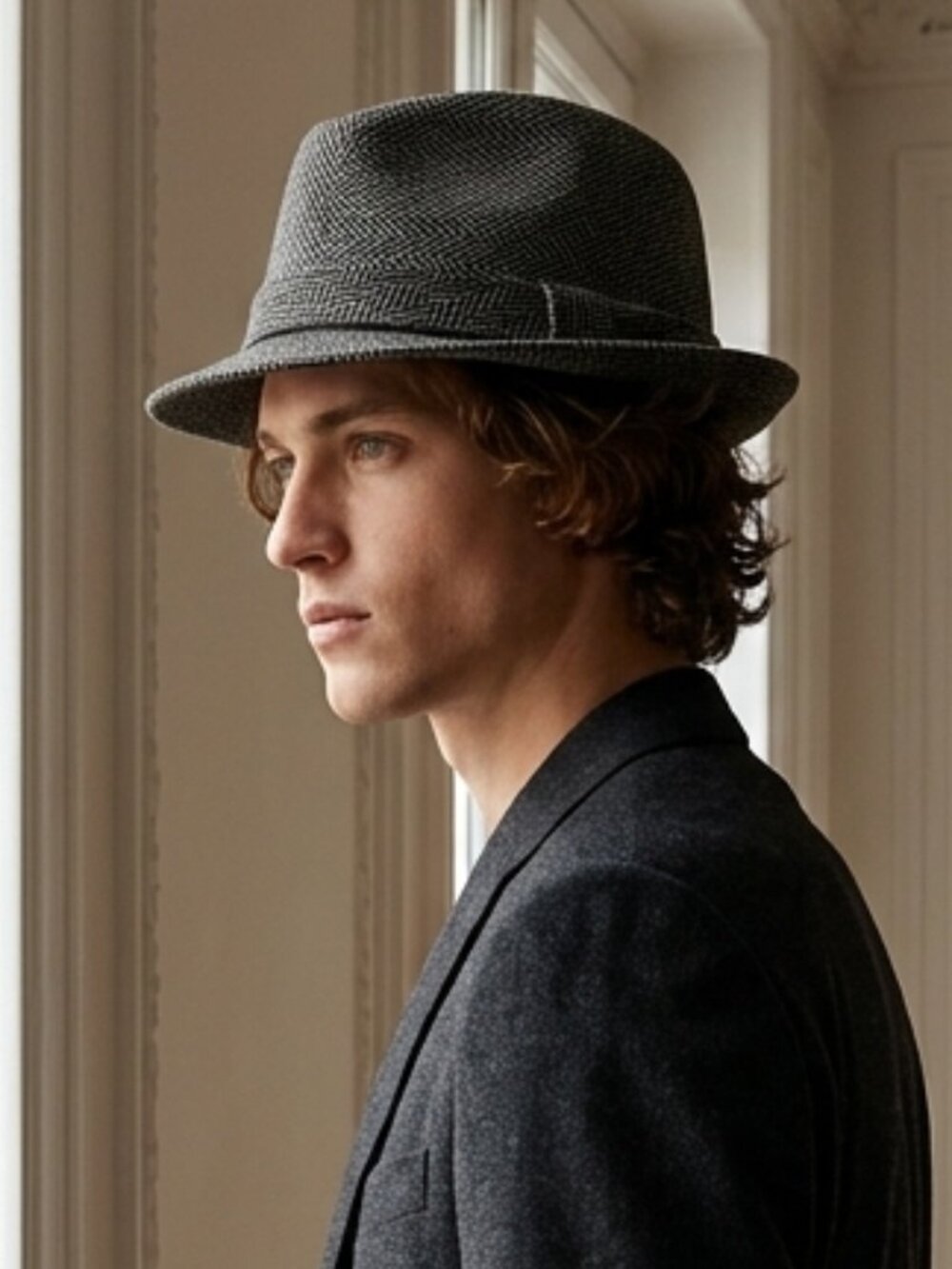 Bailey of Hollywood Men's Herringbone Fedora size Medium